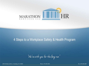 MarathonHR Workplace Safety Program
