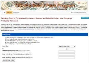 OSHA Safety Pays Program