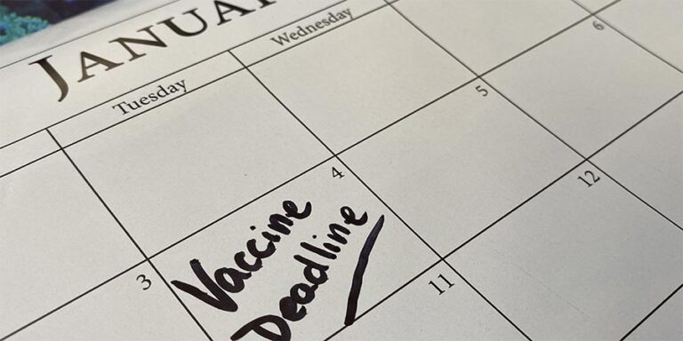 Healthcare Provider Vaccine Mandate Still In Effect For January 4 